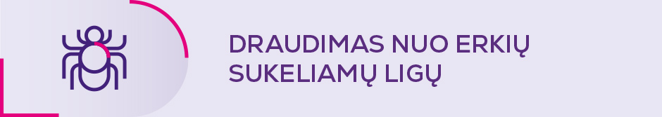 draudimas nuo erkių